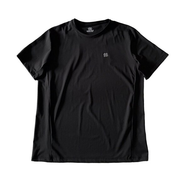 Black Round Neck Quick-Drying Short-Sleeved T-Shirt Kolon Sport - Picture 1 of 6